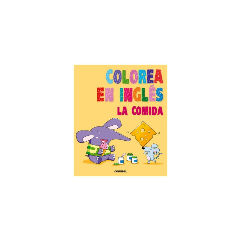 Colorea en inglés. La comida