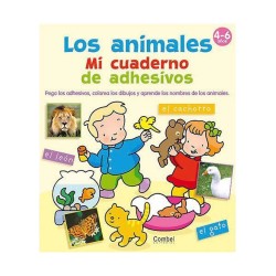 Los animales. Mi cuaderno de adhesivos