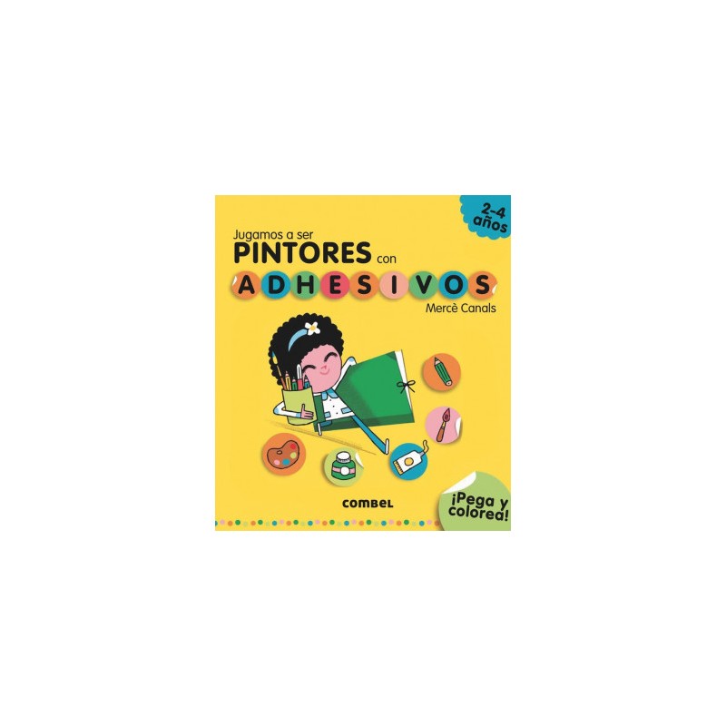 Jugamos a ser pintores con adhesivos